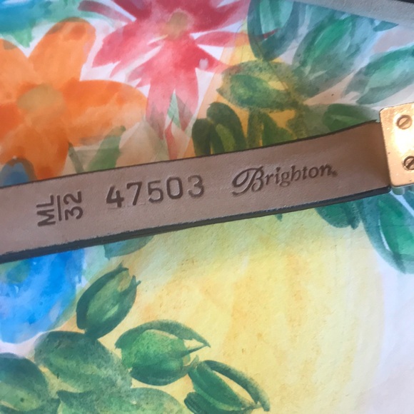 Brighton leather & hearts belt - Picture 6 of 8